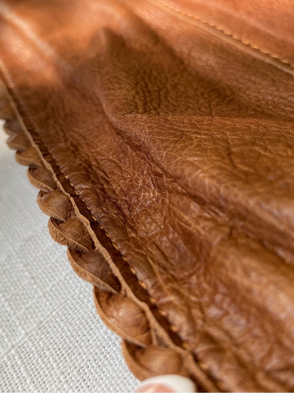 NEW Latico Lizzie Leather Walnut Brown Tote - Picture 8 of 9